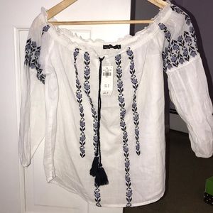 off the shoulder top